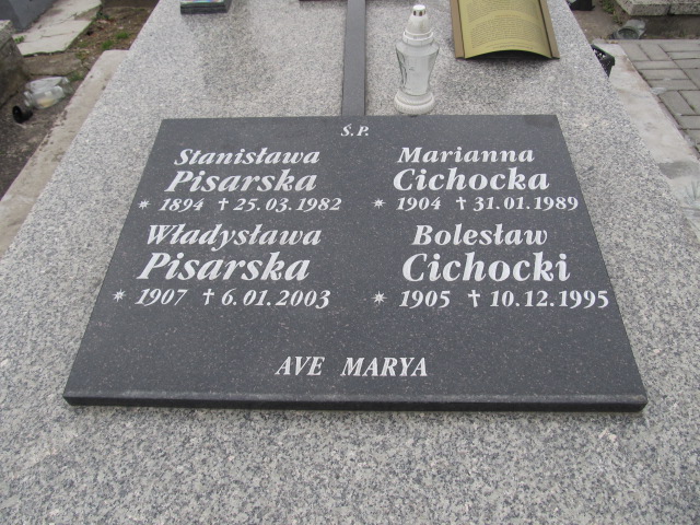 Władysława Pisarska 1906 Krasnystaw - Grobonet - Wyszukiwarka osób pochowanych