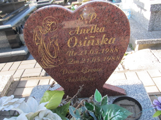 Aneta Osińska 1988 Krasnystaw - Grobonet - Wyszukiwarka osób pochowanych