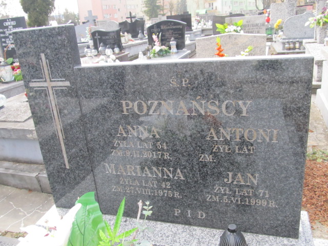 Grób Marianna Poznańska