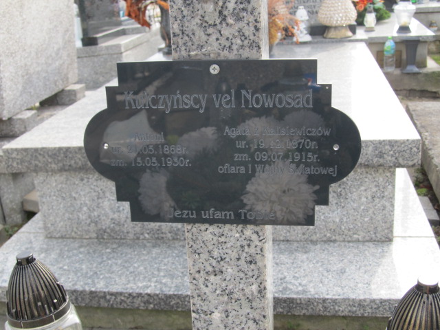 Agata Kulczyńska 1870 Krasnystaw - Grobonet - Wyszukiwarka osób pochowanych