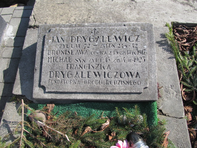 Jan Drygalewicz Krasnystaw - Grobonet - Wyszukiwarka osób pochowanych