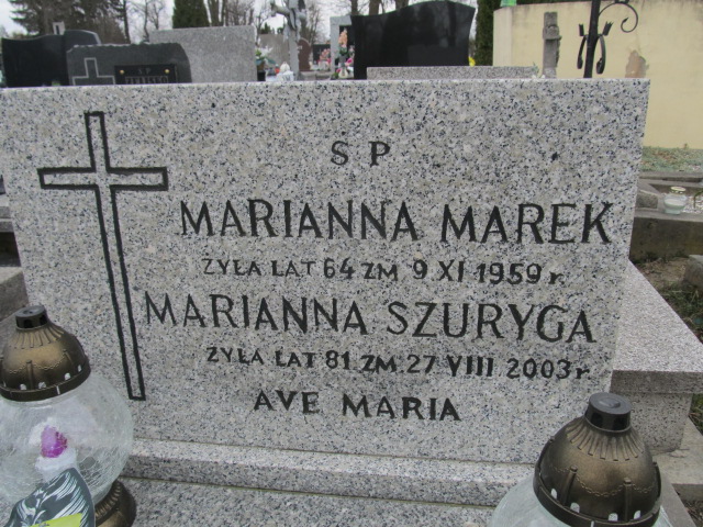 Grób Marianna Szuryga