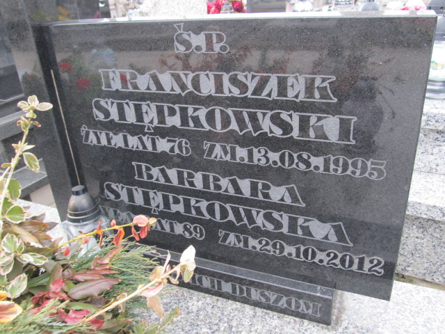 Franciszek Stępkowski 1919 Krasnystaw - Grobonet - Wyszukiwarka osób pochowanych