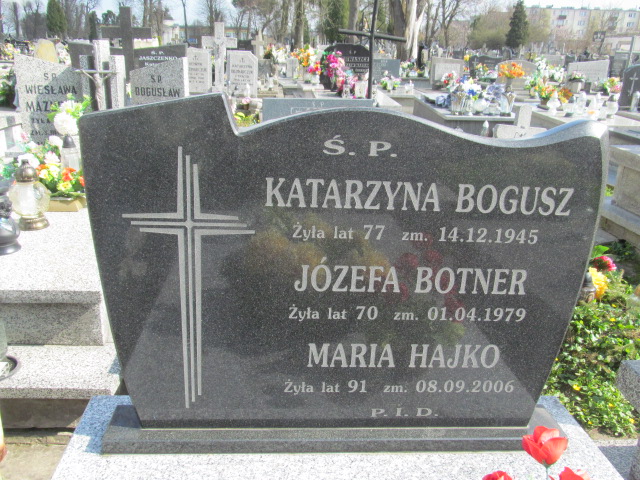 Józefa Botner Krasnystaw - Grobonet - Wyszukiwarka osób pochowanych