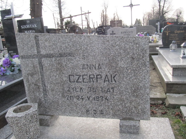 Anna Czerpak Krasnystaw - Grobonet - Wyszukiwarka osób pochowanych