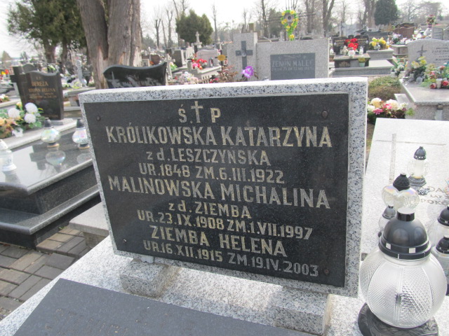 Michalina Malinowska 1908 Krasnystaw - Grobonet - Wyszukiwarka osób pochowanych