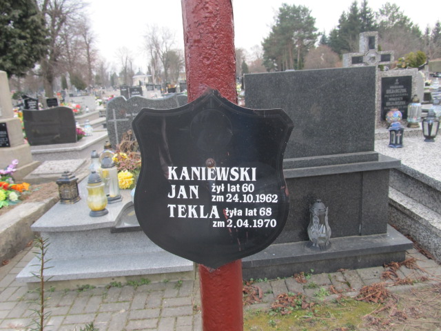 Tekla Kaniewska Krasnystaw - Grobonet - Wyszukiwarka osób pochowanych